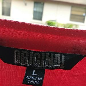 Nicole Miller linen size large summer shirt